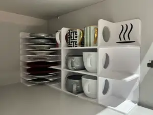 Espresso Cup & Saucer Shelf