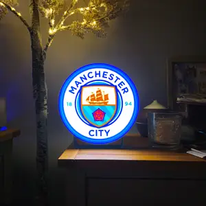 Manchester City FC Light Box LED Lamp