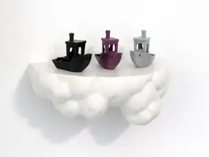 Cloud Shelf – Wall-Mounted Floating Shelf