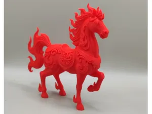 Year of the Fire Horse 2026 v3 figurine