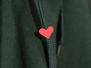 Zelda TotK heart drawstring bead for hoodies