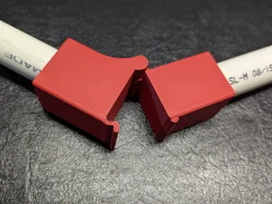 Hinged Connector For 3/4" PVC Pipe