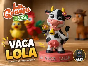 La Vaca Lola  Multicolor AMS  La Granja de Zenón