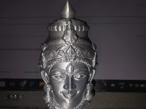 Dual faced Indian God for Varalakshmi Vratam