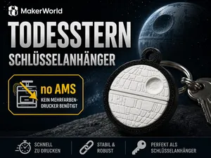 Todesstern Schlüsselanhänger NO AMS 