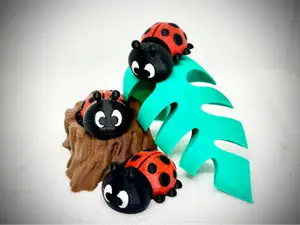 Cute Articulated Baby Ladybug
