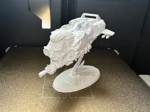 Chapter master in landspeeder armor