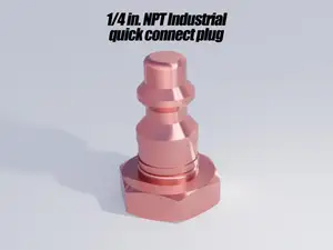 1/4 in. NPT Industrial Quick Connect Plug