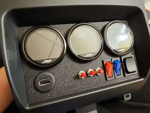 double DIN blank switch plate