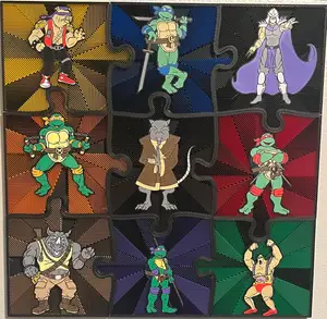 TMNT Puzzle Piece Wall Art