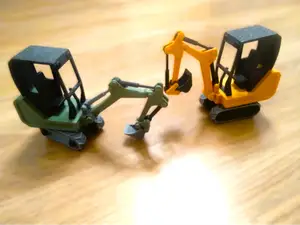 Mini Excavator ( tractor, trailer )