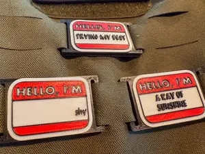 Hello I'm ... - Molle Tags