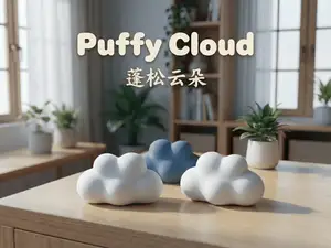 Puffy Cloud - Desktop Decor Desk Companion
