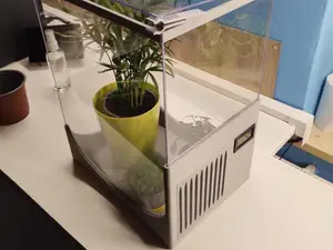 Desktop Greenhouse with Modular Ventilation