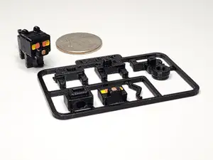 Minecraft-inspired Cat Mini Figure Kit / Keychain