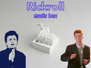 Rickroll music box / No supports