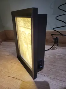 Lithophane Light Box Photo Frame