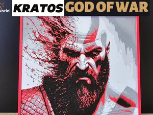 Hueforge Kratos God of War customizable framework