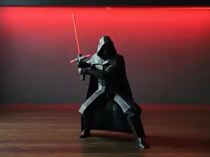 Highly detailed low poly figure of Kylo Ren