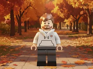 Big Brick Guy in a Hoodie