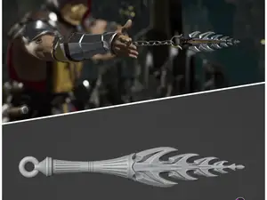 Scorpion kunai from MK1 1 - Vritra Chain