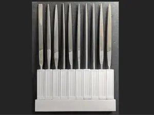 10 Piece Needle File Set Handles and Holders