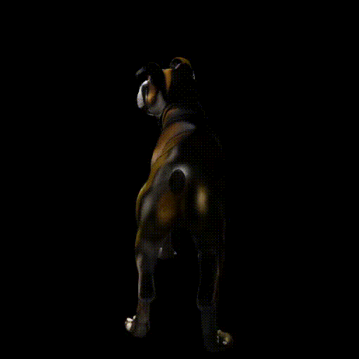 American Staffordshire Terrier Figure Display - 02