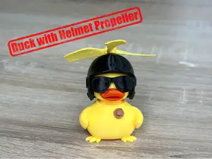 Duck with Helmet Propeller