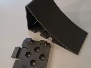Unterlegkeil mit Halter - für Anhänger