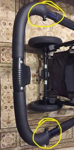 X-lander Stroller handle cup holder replacement, drzak na piti,na kelimek, rukojeť, nahrádní díl