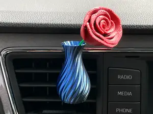 Mini Car Vase SET with Rose / Diff. Vases pots