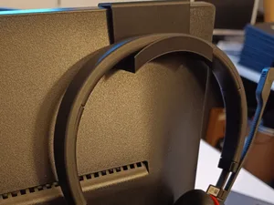 Support casque audio pour moniteur