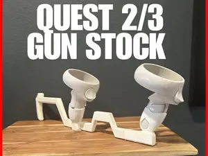 Quest 2/3 Gun Stock - Fully Printable