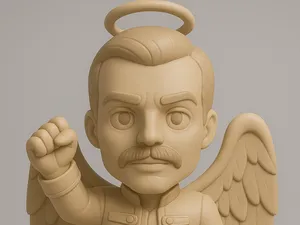 Freddie Mercury Standing Halo Pose