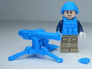 M1917A1 Machine Gun Minifigure Brick