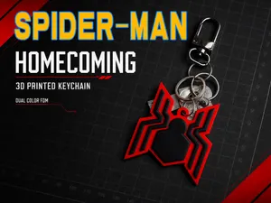 Spider Man | Homecoming Spider Logo Keychain