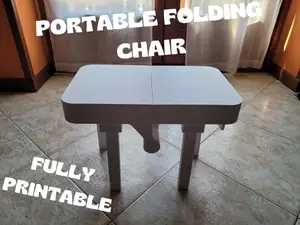 Portable folding chair