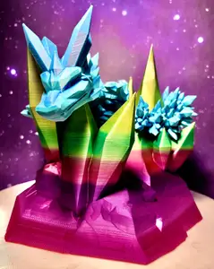 Crystal Figure Display Stand