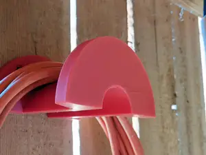 cable and hose wall bracket