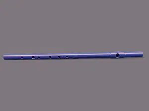 Hybrid Bansuri Inspired Keyless Transverse Flute