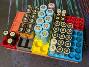 Gridfinity AAA Battery Trays (multiple sizes)