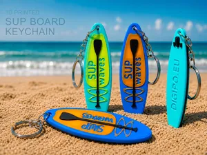 SUP Board Keychain with Custom Text
