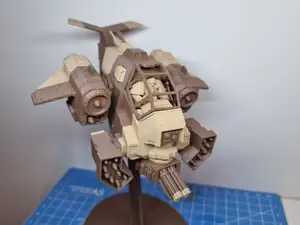 Futuristic Attack Shuttle Tabletop Miniature