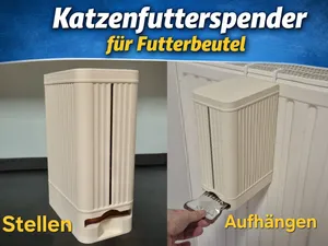 Spender für Katzenfutter Futterbeutel