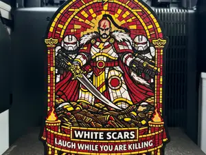 Jaghatai Khan White Scar 40k Lightbox Space Marine
