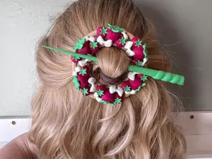 Haarschmuck – Haarnadel „Obstkörbchen“