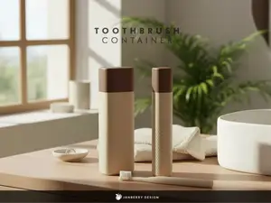 Toothbrush Container - Fading Pattern