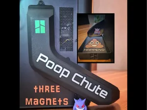 Poop Chute für P1/P2/X1 (Rutsche und Boxen)