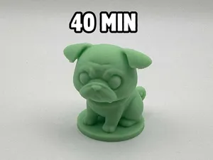 Chibi Pug – 40-Min Cute Dog Figurine