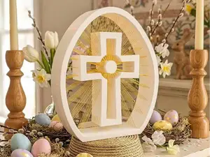 Sonrise: String-art Cross